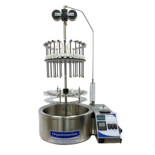 Evaporatore per campioni - #11250-CB - Organomation - all'azoto / a solvente / con bagnomaria a secco
