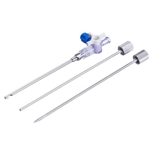 Trocar per laparascopia - BOUTIN - Novatech - monouso / con camicia / con connettore per insufflazione