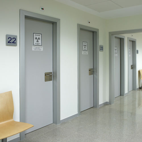 Porta per dipartimento di radiologia - SOLECO DOORS - scorrevole