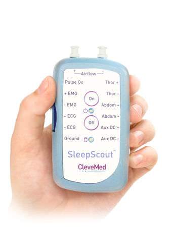 Polisonnigrafo 9 canali - SleepScout™ - CleveMed - con monitoraggio EEG