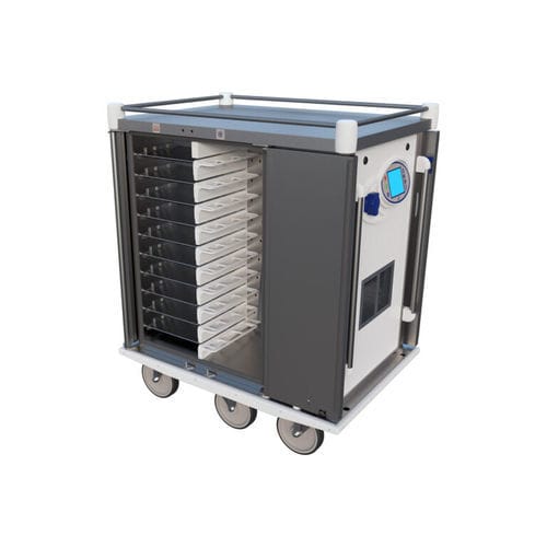 Carrello medico - ERG’ELEC - ELECTRO CALORIQUE Groupe - per pasti / di distribuzione / di distribuzione di vassoi