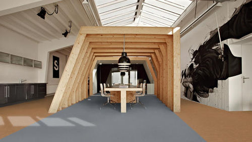 Pavimento in linoleum - Trentino xf²™ - TARKETT - in carbonio
