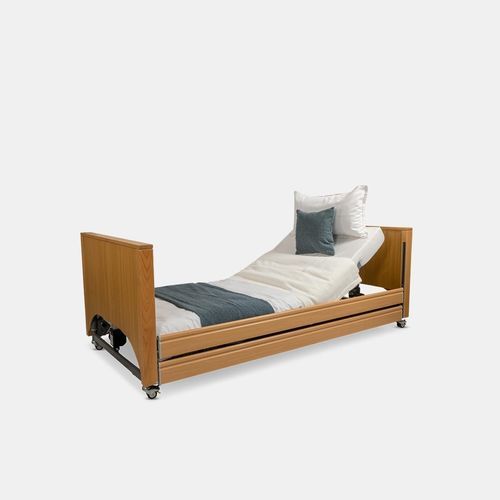 Letto medico - ECOFIT PLUS LOW - TEKVOR CARE - per cure domiciliari / elettrico / ad altezza regolabile