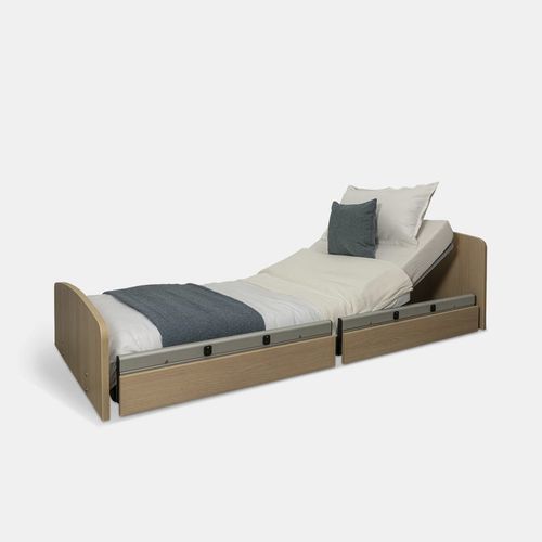 Letto per cure domiciliari - SERACARE LOW - TEKVOR CARE - manuale / Trendelenburg / a 4 sezioni