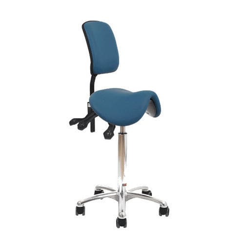 Sgabello a forma di sella - Samba 420 - VELA Medical - per ambulatorio / ad altezza regolabile / con schienale