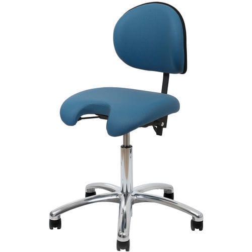 Sedia per clinica odontoiatrica - Latin 300 - VELA Medical - con rotelle / con schienale alto / pneumatica