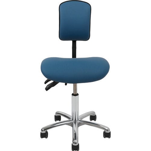 Sedia per clinica odontoiatrica - Samba 150 - VELA Medical - con rotelle / con schienale alto / ergonomica