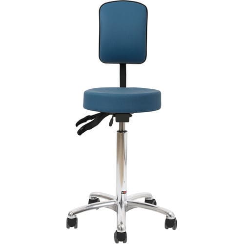 Sgabello per studio odontoiatrico - Samba 520 - VELA Medical - ad altezza regolabile / pneumatico / idraulico