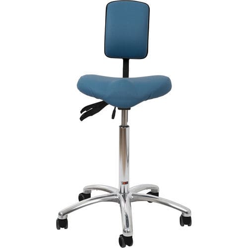 Sedia da ufficio da laboratorio - Samba 110 - VELA Medical - per adulti / con rotelle / pneumatica