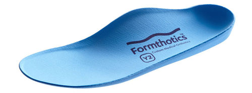 Soletta ortopedica con supporto per arco longitudinale - Youth Original Single Medium - Formthotics - con cuscinetti per tallone / pediatrico