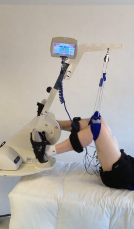 Pedalatore per esercizi braccia e gambe - RT300 - Restorative Therapies - decubito dorsale