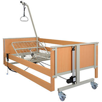 Letto per cure domiciliari - L5 - aks - Aktuelle Krankenpflege Systeme - elettrico / ad altezza regolabile / con rotelle