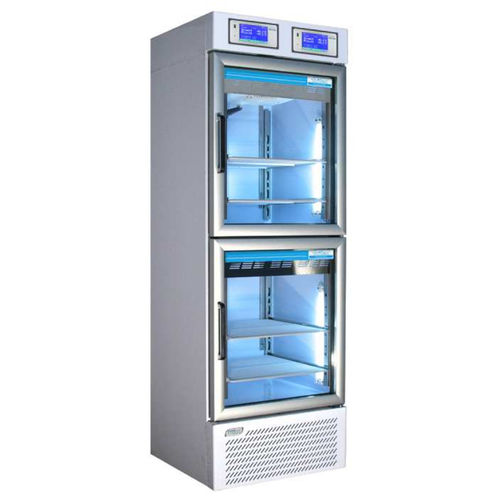Frigorifero medico - TC 111-2 - tritec - ad armadio / 2 porte / con porta in vetro