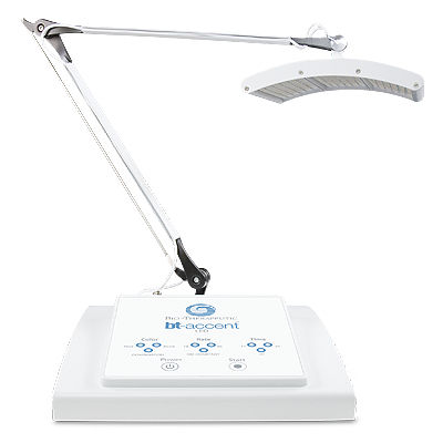 Lampada di fototerapia estetica - bt-accent™ - Bio-Therapeutic - da tavolo / luce blu