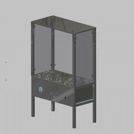 Cappa di scappamento - 60000 - Inertec - da laboratorio / da terra / HEPA