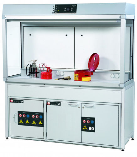Cappa di scappamento - GAP.095.180.060 - Inertec - da laboratorio / per materiali pericolosi / da terra