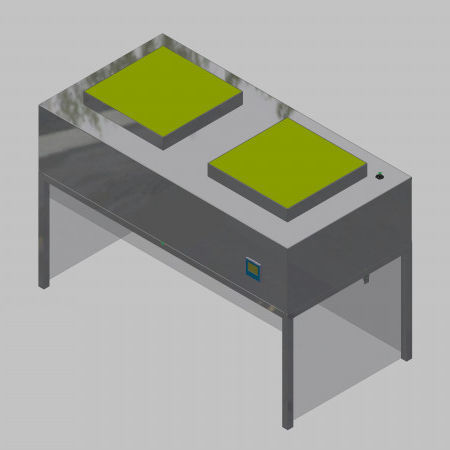 Modulo a flusso laminare da tavolo - 58131 - Inertec - verticale