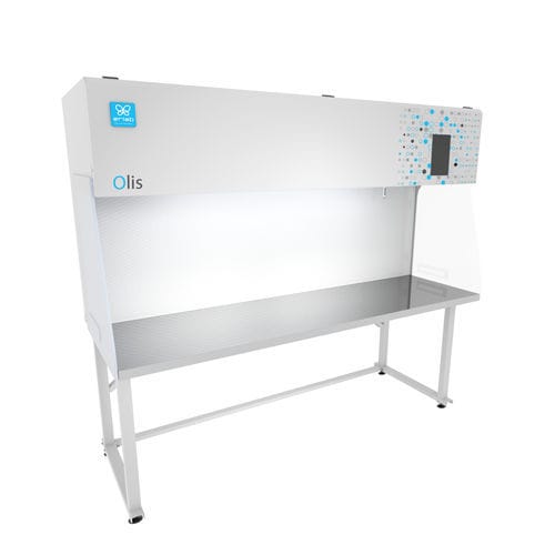 Cappa a flusso laminare orizzontale - 1800 - Erlab - per rischi biologici / da laboratorio / da terra