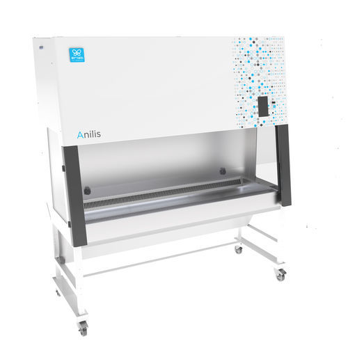 Cabina di sicurezza microbiologica da laboratorio - Anilis 1800 - Erlab - per il cambio di gabbie / mobile / con filtro HEPA