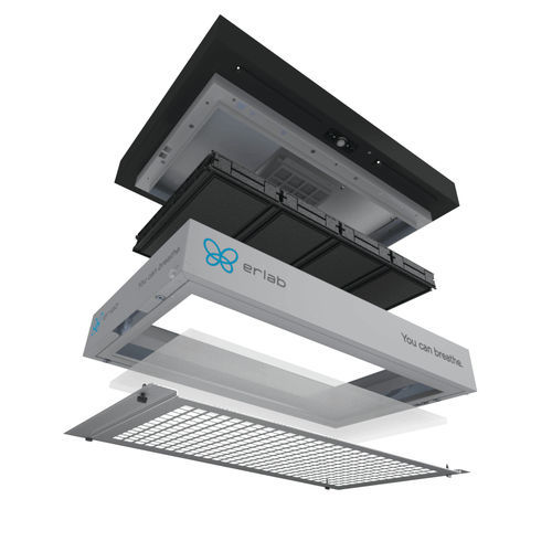 Sistema di purificazione dell’aria a soffitto - Halo 35 C - Erlab - a carbone attivo / da laboratorio / di composti organici volatili