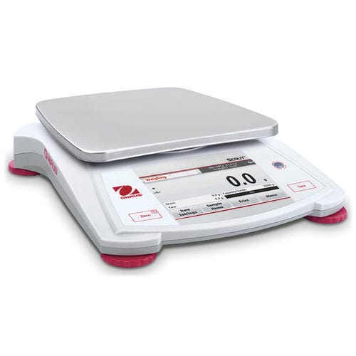 Bilancia da laboratorio elettronica - Scout® STX - OHAUS Europe GmbH - da banco / portatile / con touch screen