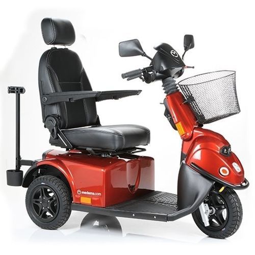 Scooter per disabili elettrico - Mini Crosser X1 3W - Medema - a 3 ruote / con cestello