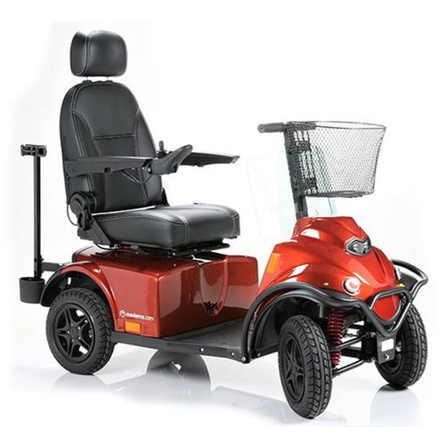 Scooter per disabili elettrico - Mini Crosser X-Joy - Medema - a 4 ruote / con cestello