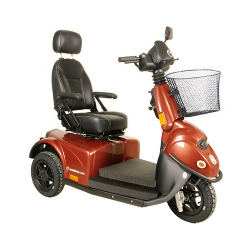 Scooter per disabili elettrico - 1500-137 series - Medema - a 3 ruote / con cestello