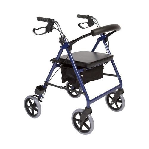 Deambulatore rollator a 4 ruote - Impala - Mobilex A/S  - con sedile / con cestello / con braccioli