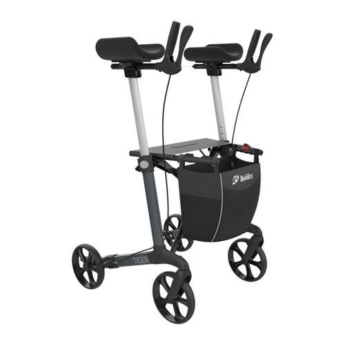 Deambulatore rollator a 4 ruote - Tiger - Mobilex A/S  - con sedile / con cestello / con braccioli