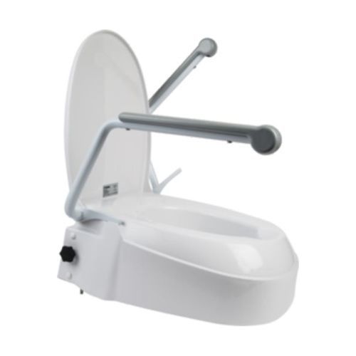 Rialzo per WC con braccioli - 301703 - Mobilex A/S  - con coperchio / ad altezza regolabile