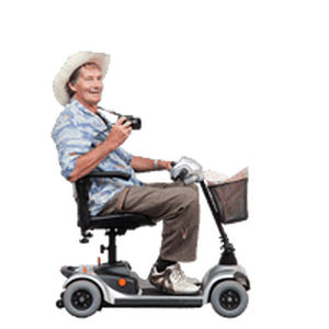 Scooter per disabili elettrico - GC2  - Graf-Carello - a 4 ruote / con cestello