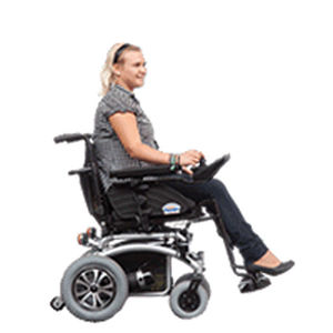 Sedia a rotelle elettrica - GC-R - Graf-Carello - da esterno / da interno / con poggiagambe