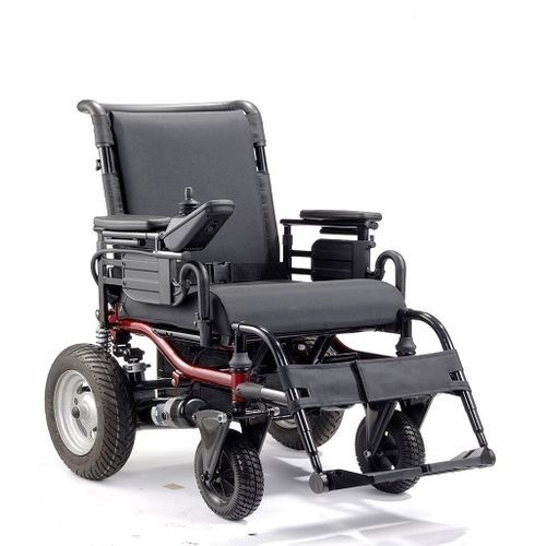 Sedia a rotelle elettrica - LY-EB206-RS1 CONQUEROR  - Comfort Orthopedic - da esterno / con poggiagambe / nera