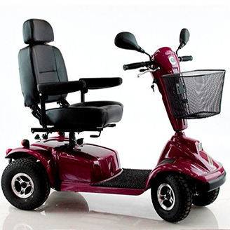 Scooter per disabili elettrico - LY-EW402-PLUS  - Comfort Orthopedic - a 4 ruote / con cestello