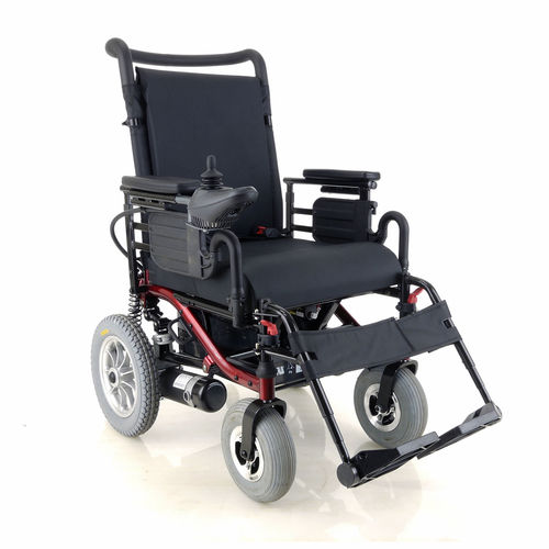 Sedia a rotelle elettrica - LY-EB206-RS2 CONQUEROR  - Comfort Orthopedic - da esterno / con poggiagambe / nera