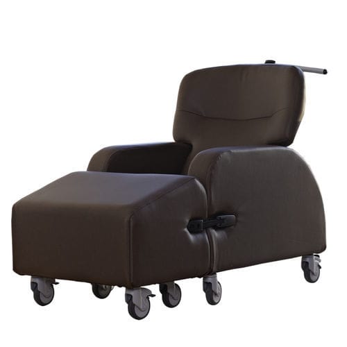 Poltrona da riposo inclinabile - Omega - Direct Healthcare Group - manuale / con rotelle / con poggiagambe