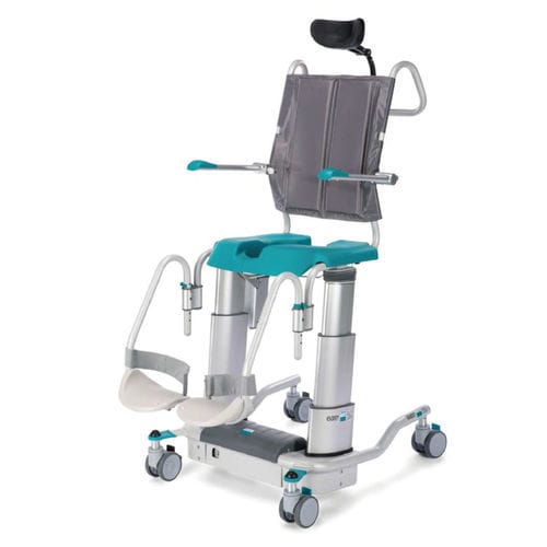 Sedia da doccia con schienale alto - EASY SoftBack - Direct Healthcare Group - con braccioli / con rotelle / con poggiapiedi