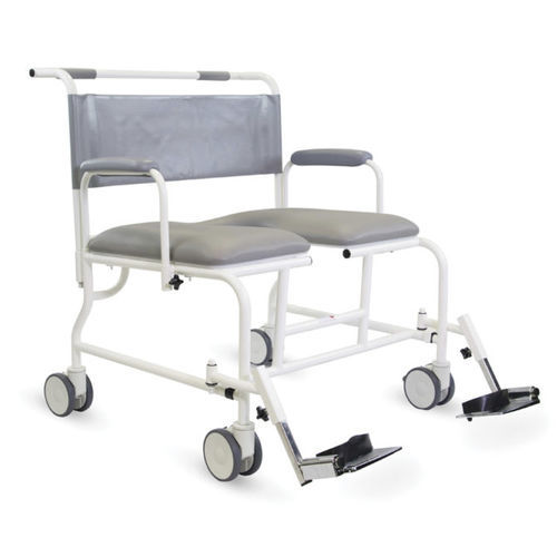 Sedia da doccia con braccioli - Freeway T100 - Direct Healthcare Group - con rotelle / con poggiapiedi / bariatrica