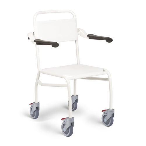 Sedia da doccia con braccioli - LI2140.000 series - Direct Healthcare Group - mobile / con schienale / ergonomica