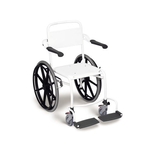 Sedia da doccia con braccioli - LI2142 series - Direct Healthcare Group - con rotelle / con poggiapiedi / con schienale