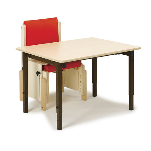 Tavolo da lavoro - 2251 - G and S Smirthwaite Ltd.  - rettangolare / pediatrico / ad altezza regolabile