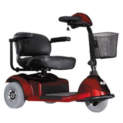 Scooter per disabili elettrico - PT3 NOMAD 3 - Heartway Medical Products - bariatrico / a 3 ruote / con cestello
