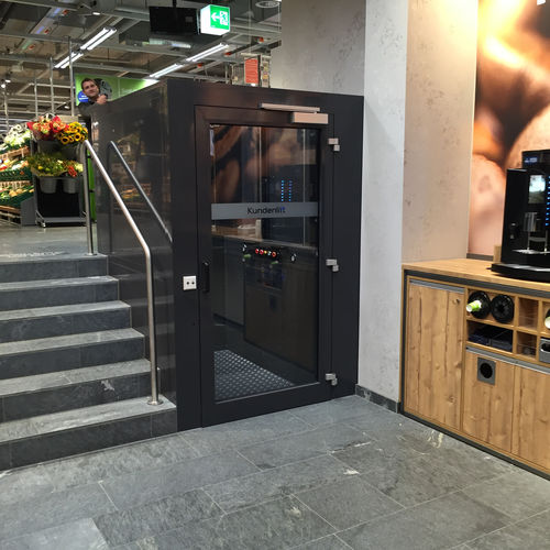 Piattaforma elevatrice per sedia a rotelle - GHB 20 - Högg Liftsysteme - per edificio