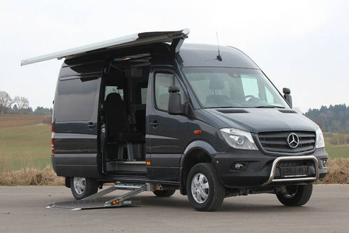 Veicolo per disabili monospazio - Mercedes Sprinter - PARAVAN - entrata posteriore / entrata laterale