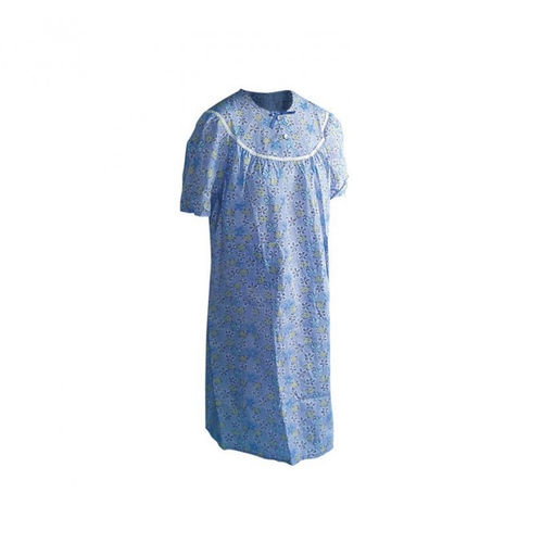 Camice per paziente per donna - 19N211A - Parsons ADL - in poliestere / in cotone / blu
