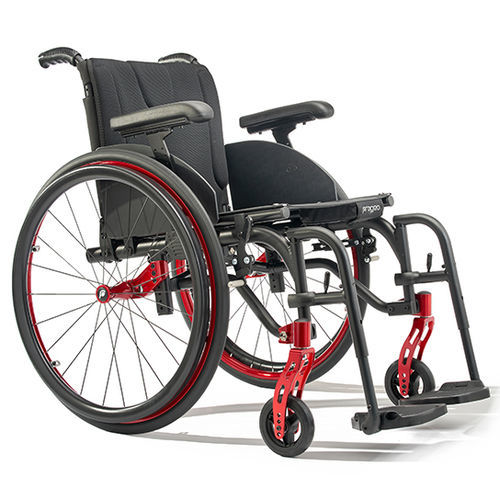 Sedia a rotelle manuale - Tekna Advance Swing - PROGEO - da esterno / da interno / pieghevole
