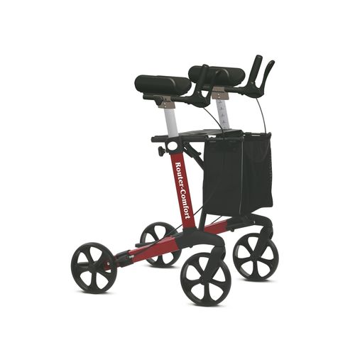 Deambulatore rollator a 4 ruote - Navigator - Rehasense Europe - con braccioli / con cestello / con sedile