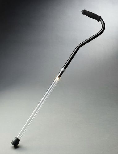 Bastone da passeggio con impugnatura fuori asse - PathLighter - Rehastage - pieghevole / antiscivolo