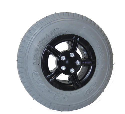 Ruota per sedia a rotelle anteriore - 8X3.00-4C165DALN-10R-17T	 - Tre Emme Manufatti